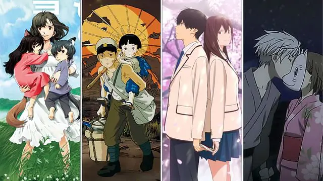 Koleksi film anime sedih terbaik Poster-poster film anime sedih terbaik