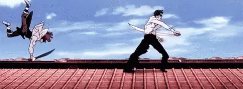 Pertarungan pedang yang menegangkan dan memukau Adegan pertarungan pedang dalam film anime