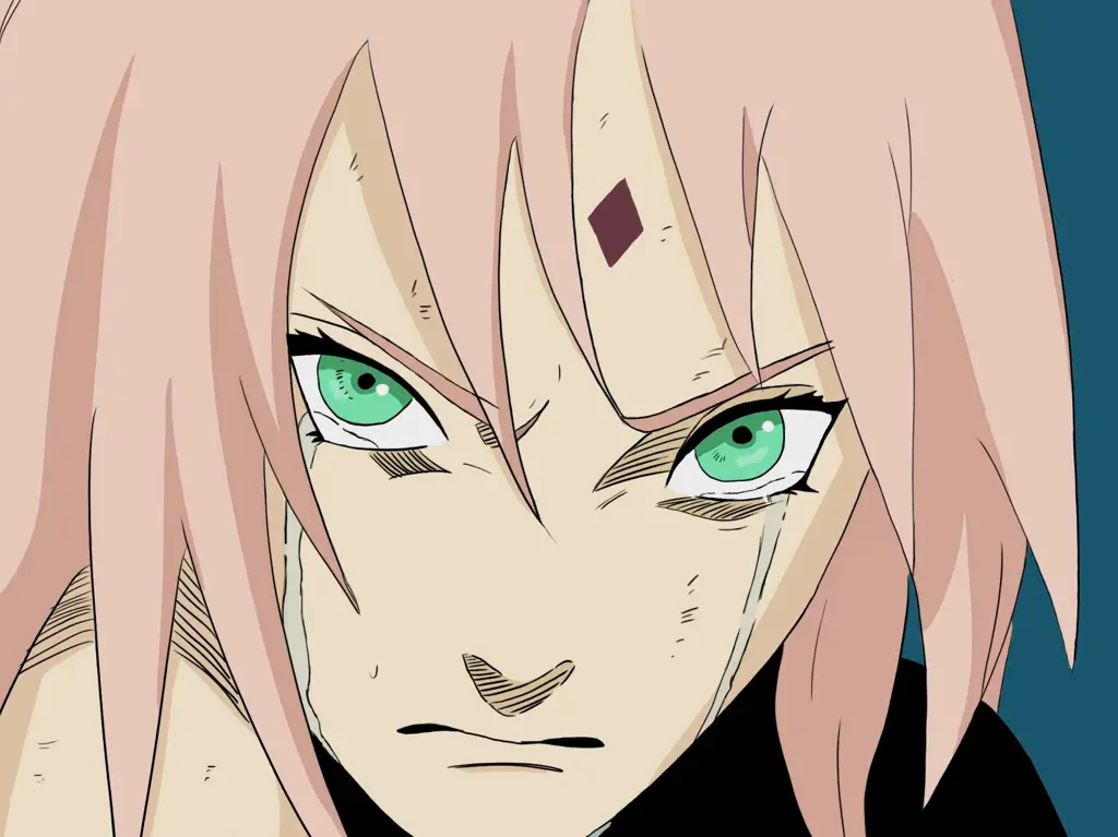 Karakter anime yang sedang menangis Ekspresi menangis karakter anime