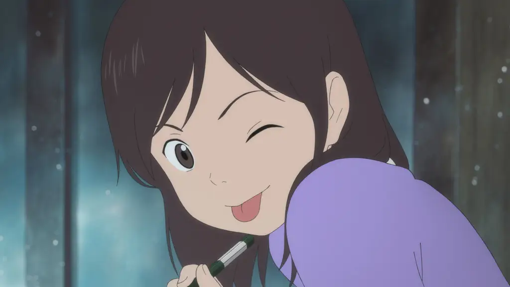 Adegan dari film anime Mirai.