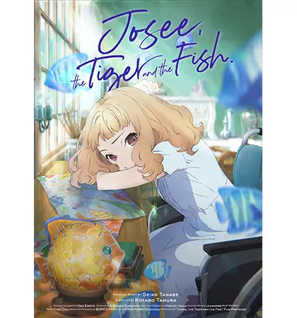 Gambar diam dari film anime Josee, the Tiger and the Fish.