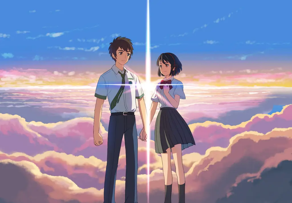 Berbagai poster film anime yang direkomendasikan Gambar rekomendasi film anime