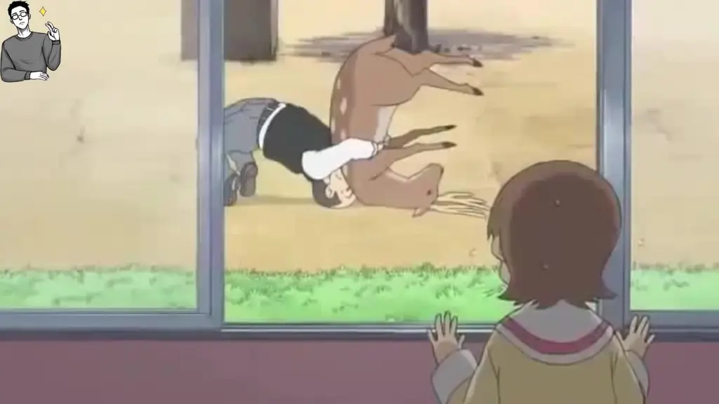 Adegan pertarungan yang dibumbui dengan komedi Adegan pertarungan anime yang lucu dan menghibur