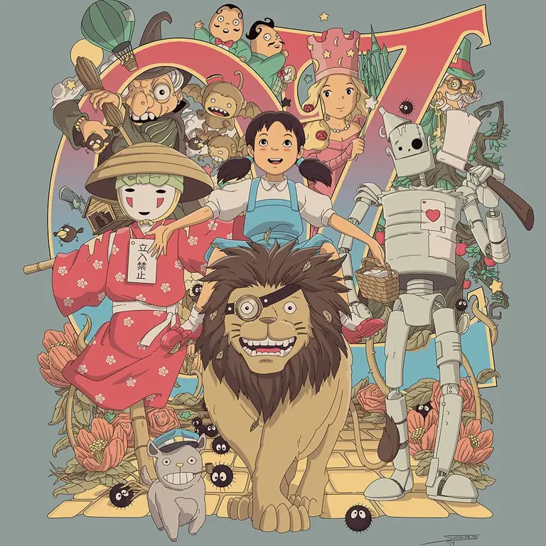 Keunikan Animasi Studio Ghibli Gaya animasi Studio Ghibli