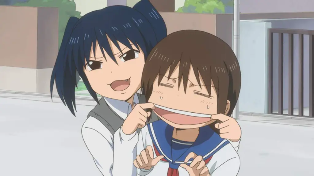 Momen-momen lucu dalam anime komedi Gambar adegan komedi anime