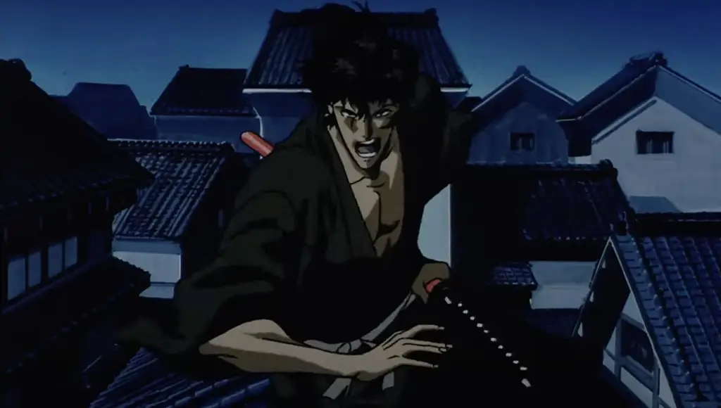 Adegan pertarungan dari film Ninja Scroll
