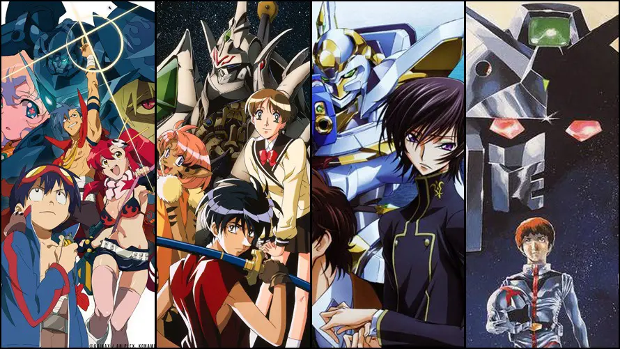 Perbandingan kualitas grafis beberapa anime movie mecha Perbandingan grafis anime movie mecha