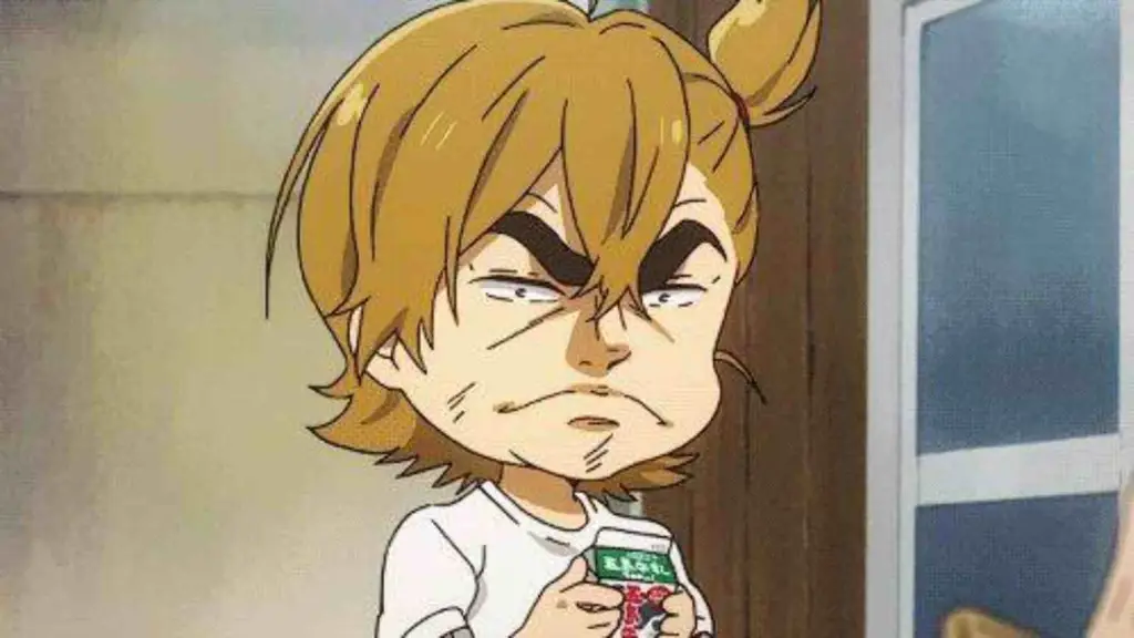 Karakter Anime Lucu Karakter anime lucu yang sedang tertawa