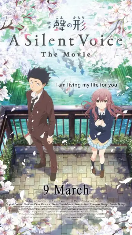 Poster film A Silent Voice Poster film anime A Silent Voice