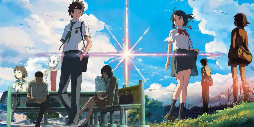 Anime Movie Mirip Kimi no Na Wa Gambar beberapa poster anime movie yang mirip dengan Kimi no Na Wa