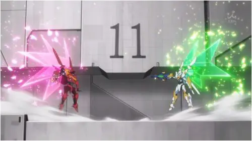 Pertarungan yang Menegangkan Adegan pertarungan anime aksi yang seru