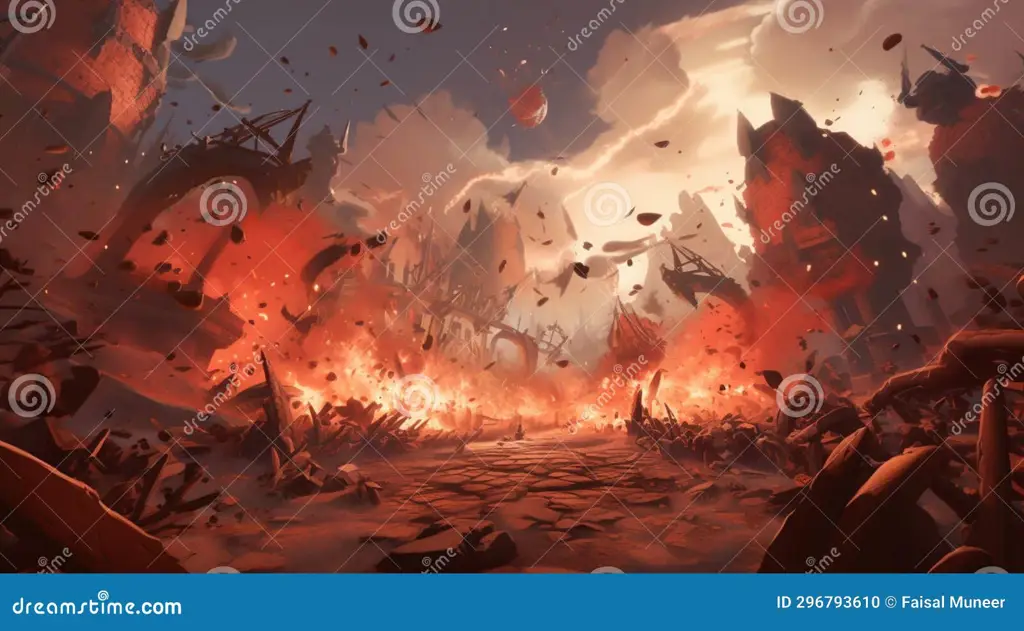 Pertarungan Epik di Dunia Anime Adegan pertarungan epik dalam film anime