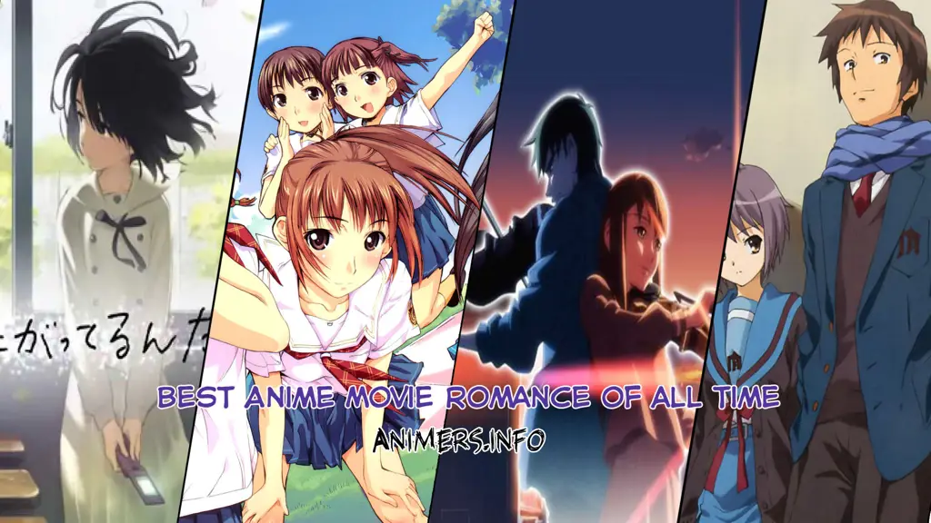 Momen romantis di anime romance school Adegan romantis dalam film anime