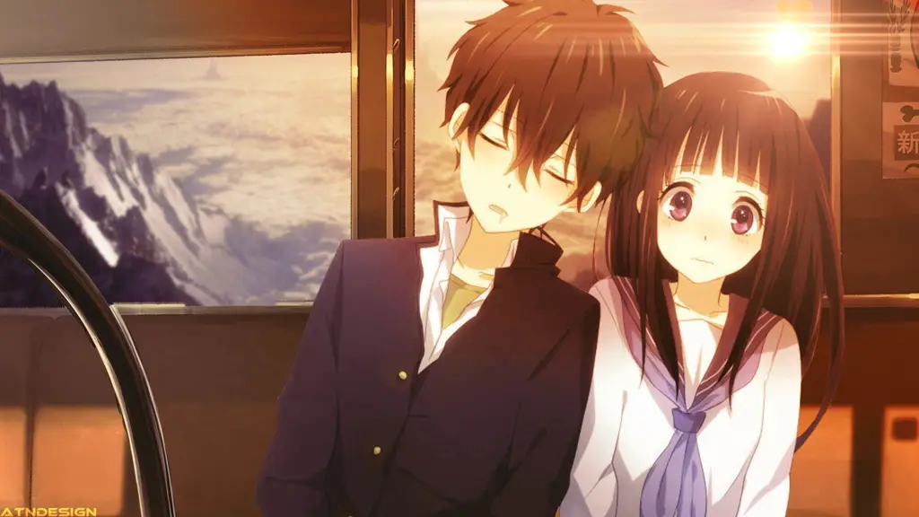 Pasangan anime romantis yang manis Pasangan anime romantis