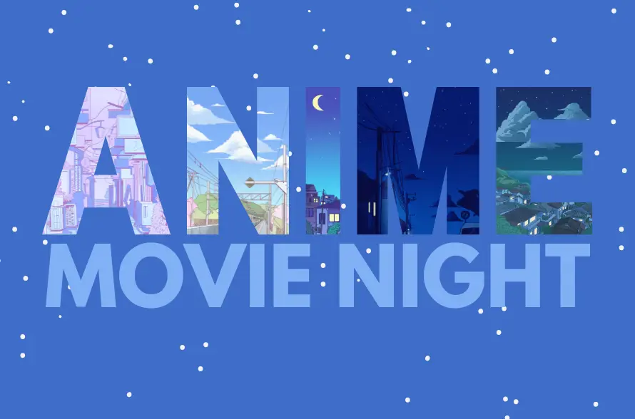 Suasana nyaman untuk menonton anime Malam nonton anime