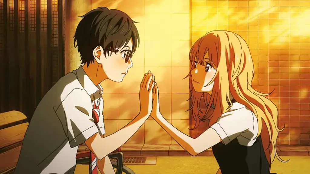 Rekomendasi anime movie romance tersedih Poster-poster film anime romance tersedih terbaik