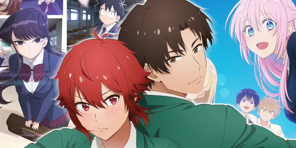 Momen romantis di sekolah dalam anime Pasangan anime sekolah yang romantis