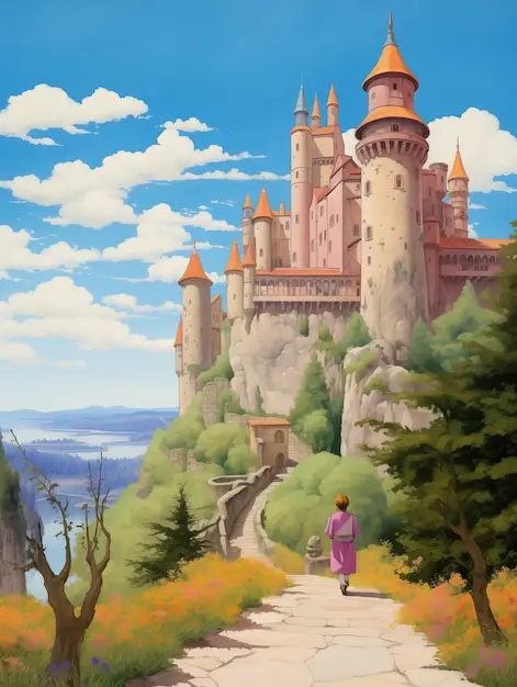 Dunia Fantasi yang Memikat Adegan fantasi dalam film anime