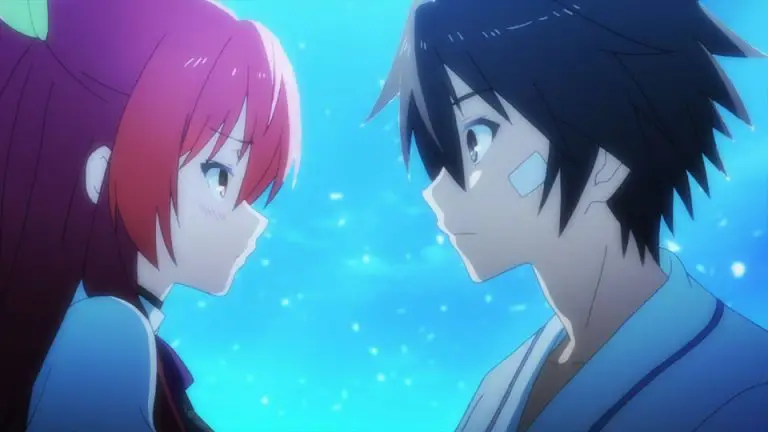 Suasana romantis dari film anime Adegan romantis dari film anime