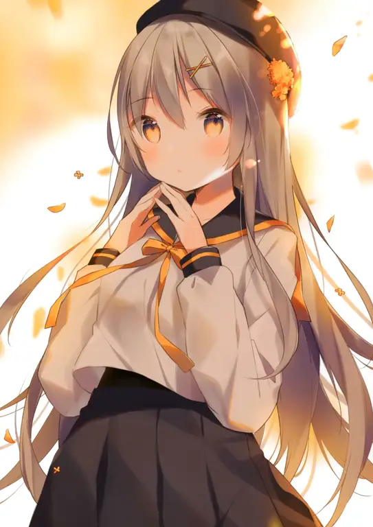 Karakter gadis anime yang menggemaskan Gadis anime sekolah yang lucu
