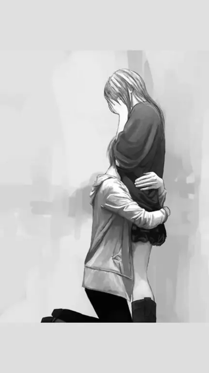 Pasangan anime romantis yang sedih Pasangan anime romantis yang sedih