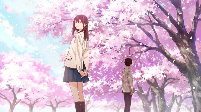 Adegan mengharukan dari film anime I Want to Eat Your Pancreas.