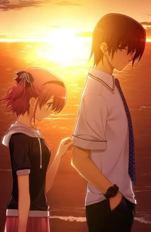 Momen menyentuh dalam anime romance Pasangan anime yang sedih dan romantis