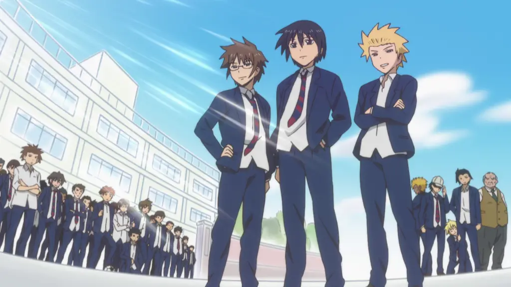 Temukan Anime Sekolah Favoritmu Sebuah gambar kelompok siswa anime sekolah
