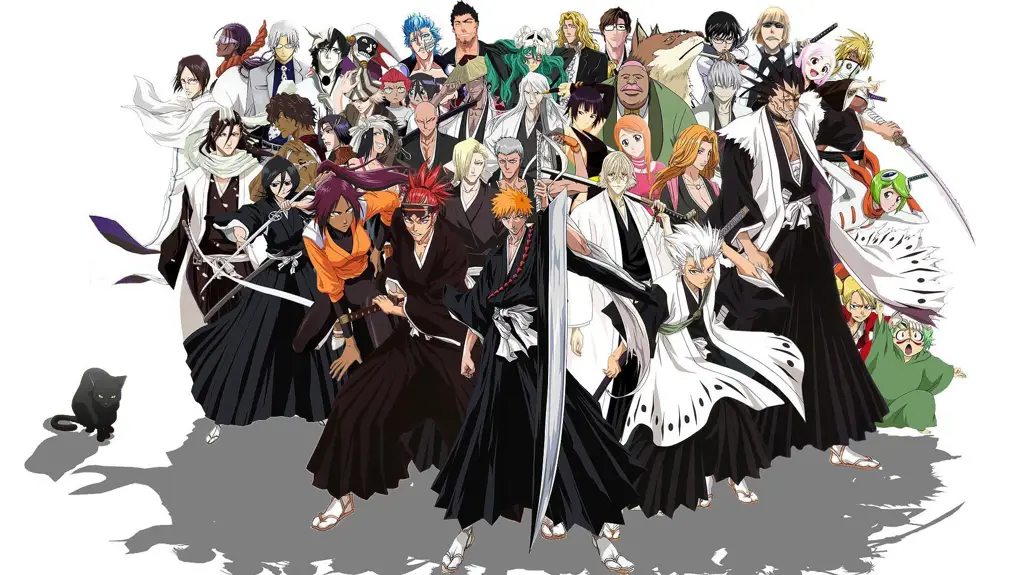 Pertarungan Epik Anime Berbagai karakter anime sedang bertarung