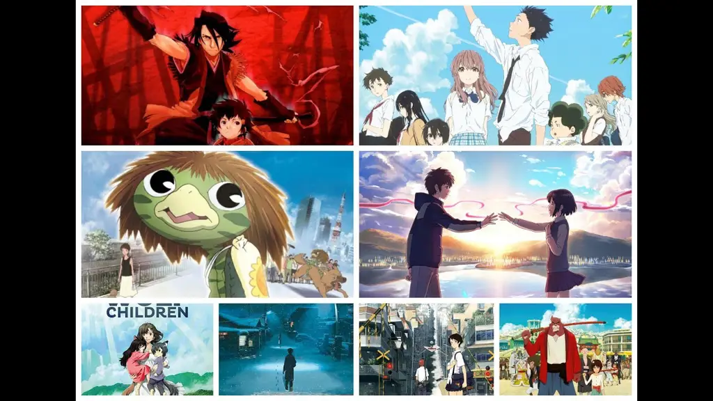 Keindahan Animasi Film Jepang Gambar yang menampilkan berbagai style animasi film Jepang