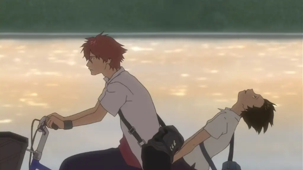 Menikmati Film Anime di Rumah Seseorang sedang menonton film anime di rumah