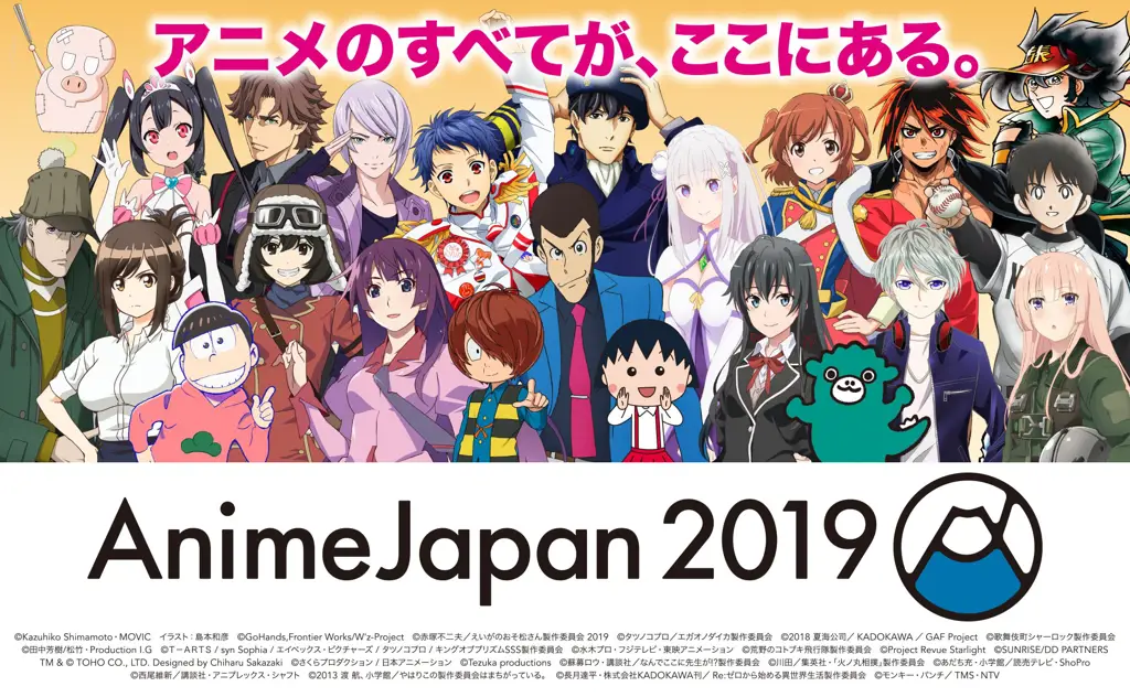 Karakter Anime Terbaik 2019 Gambar karakter-karakter anime dari film tahun 2019