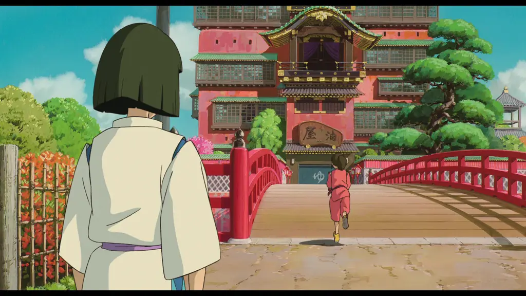 Adegan Menarik dari Spirited Away Gambar adegan ikonik dari film Spirited Away