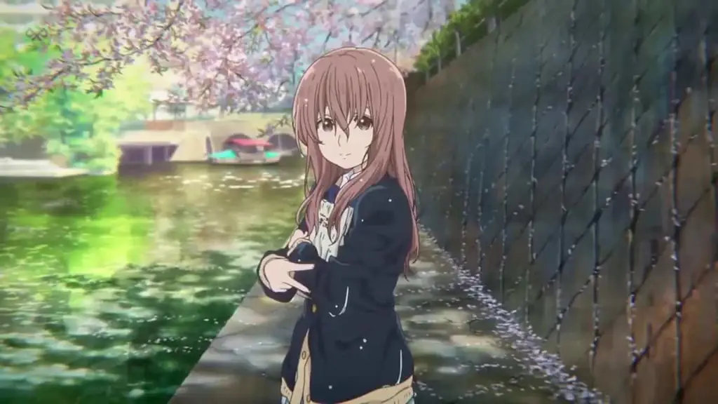 Adegan film A Silent Voice.