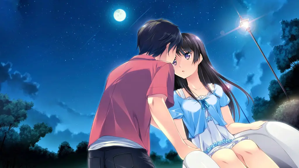 Momen Romantis yang Menawan Adegan romantis pasangan dalam film anime