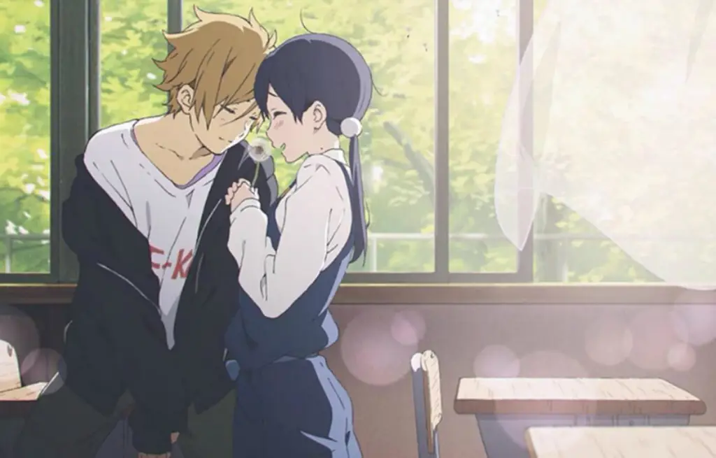 Momen romantis dalam film anime Adegan romantis dari film anime