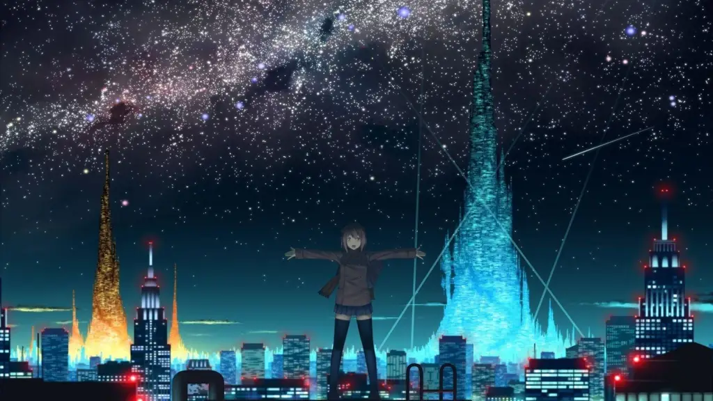 Suasana Menikmati Film Anime Gambar suasana menonton film anime yang nyaman