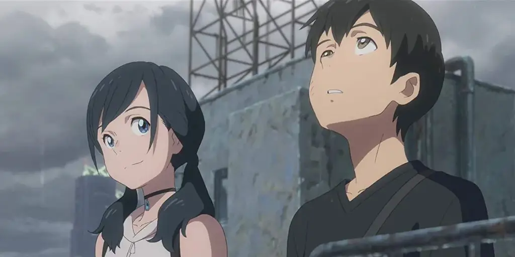 Perbandingan visual Your Name dan Weathering With You