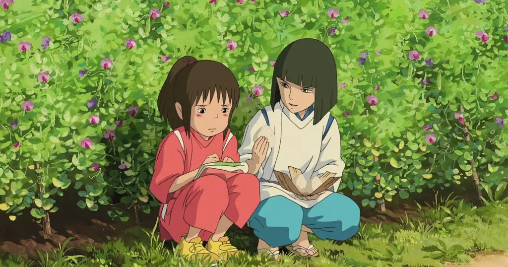 Salah satu anime fantasi terbaik Potret dari film animasi Jepang, Spirited Away