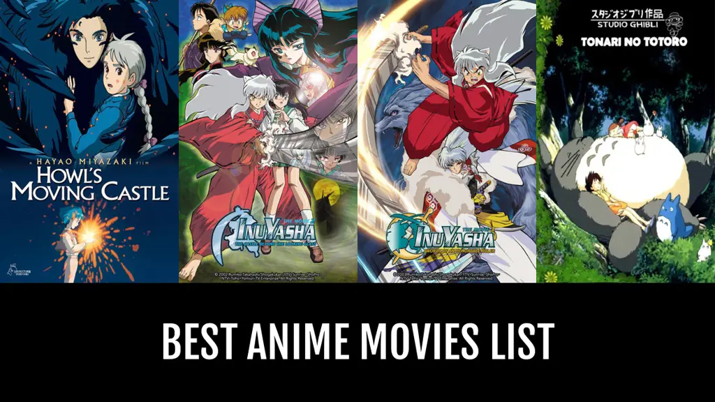 Poster rekomendasi film anime terbaik Rekomendasi film anime terbaik