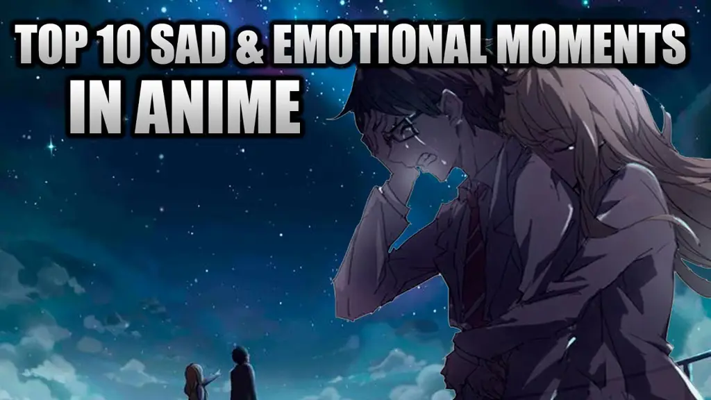 Adegan Mengharukan Perpisahan Teman Gambar adegan anime yang menggambarkan kesedihan perpisahan teman
