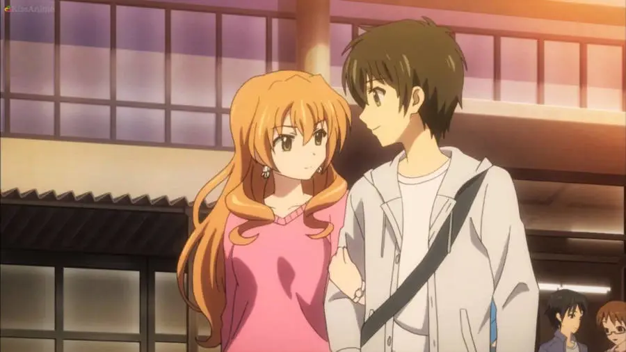 Ilustrasi pasangan anime romantis Pasangan anime romantis