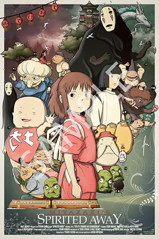 Spirited Away: Sebuah mahakarya anime fantasi Poster film Spirited Away