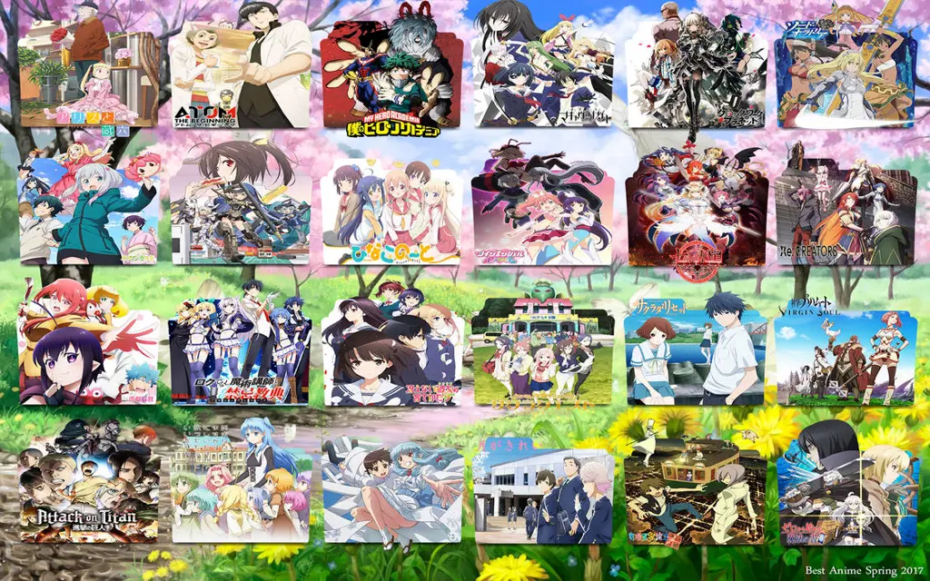 Anime Aksi Musim Semi 2017: Pertempuran Epik Gambar anime aksi musim semi 2017