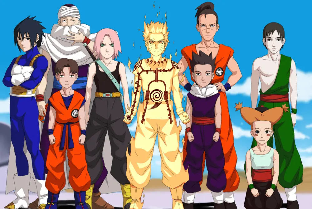 Keindahan dan keragaman dunia-dunia multiverse dalam anime Gambar berbagai karakter anime dari berbagai dunia multiverse