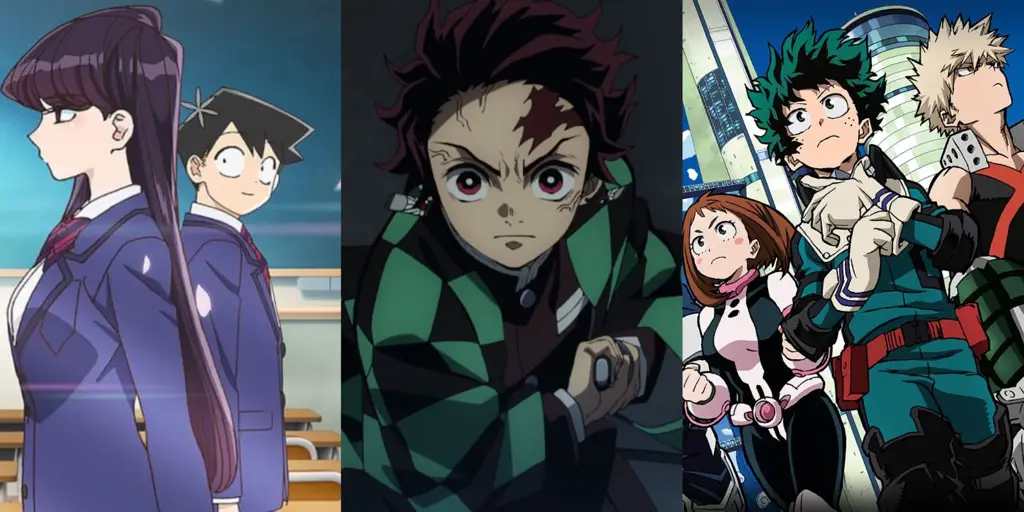 Menikmati anime bersama teman-teman Gambar sekelompok teman sedang menonton anime bersama
