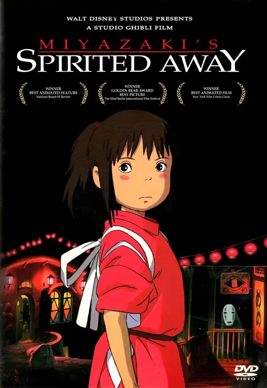 Karya masterpiece Studio Ghibli: Spirited Away Poster film Spirited Away dari Studio Ghibli