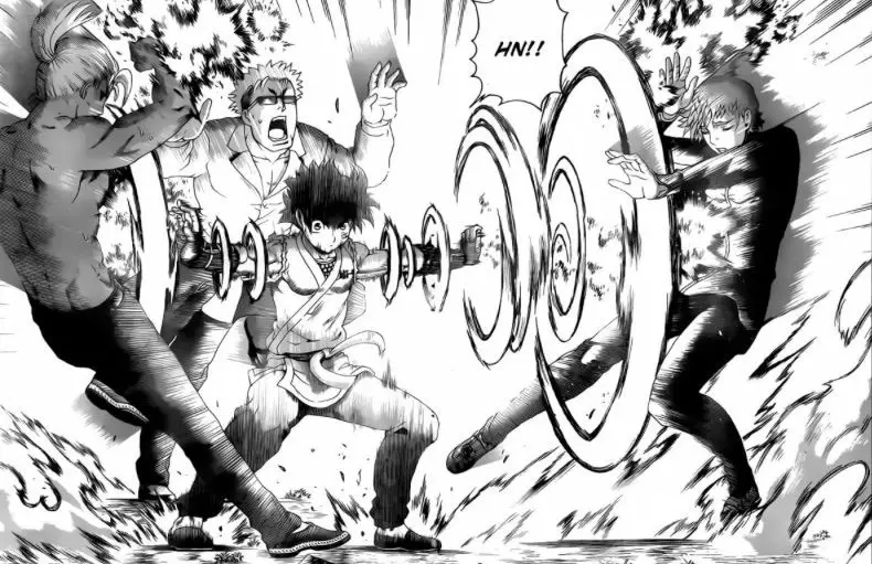 Aksi Menggetarkan Adegan pertarungan anime aksi