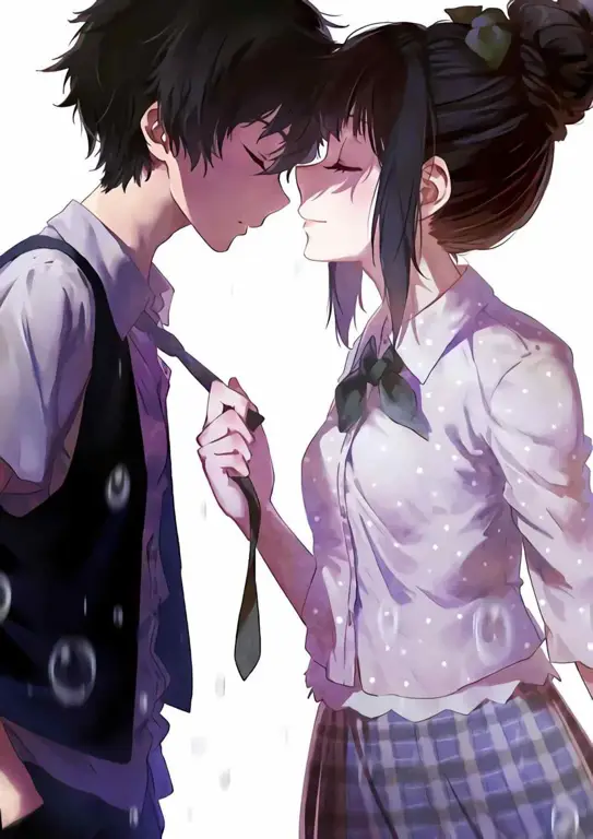 Kisah Cinta yang Menyejukkan Pasangan anime romantis di musim panas
