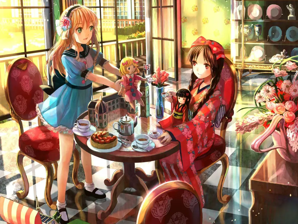 Nonton Bareng Anime Gambar nonton bareng anime